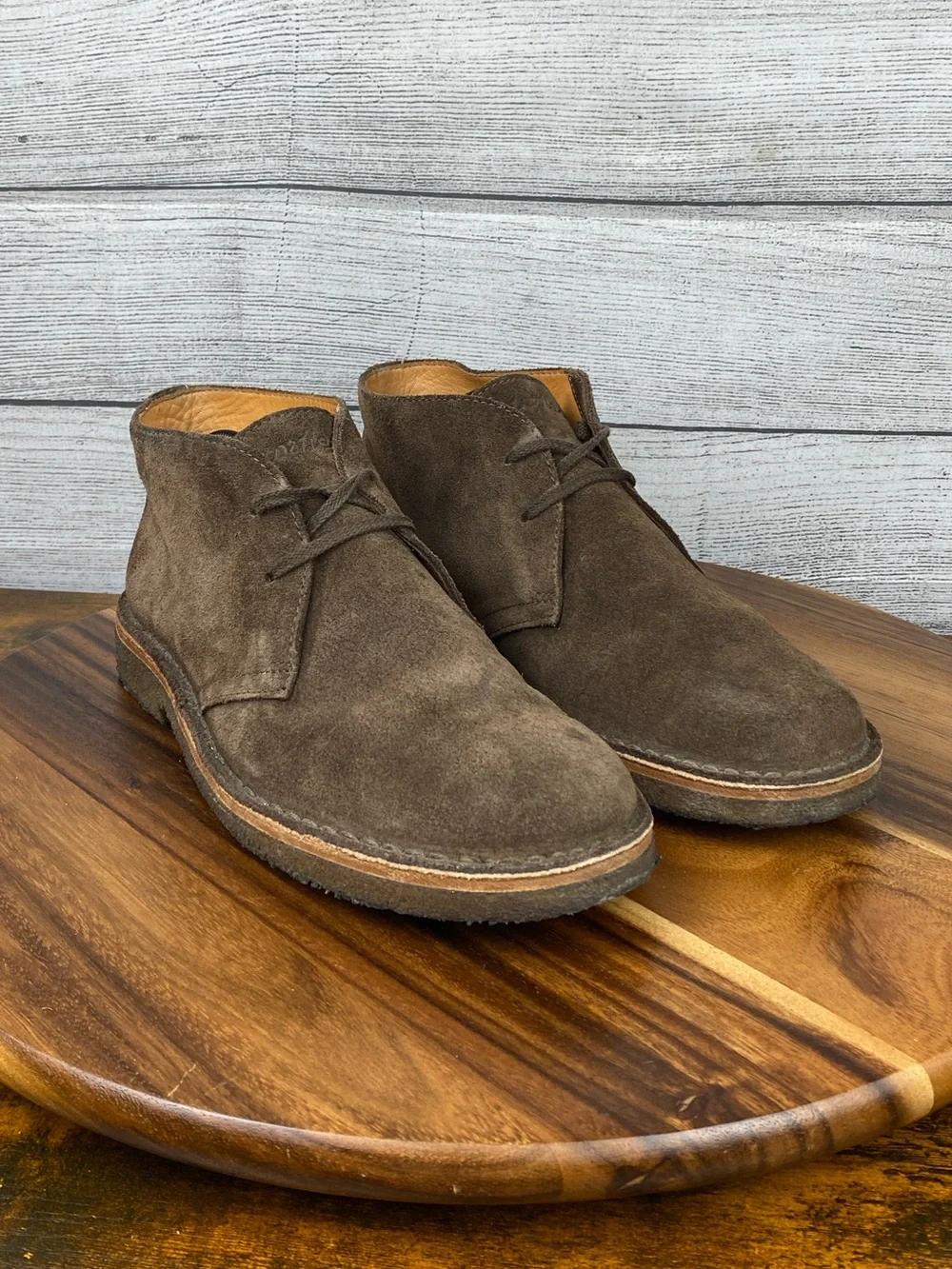 Astorflex Dark Chestnut Suede Greenflex Desert Boots Men’s Shoe Size 9 EU 42